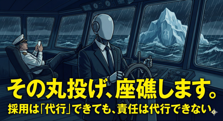 「忙しいから採用は全部任せるよ」という社長に、私が「それは無理です」と答える理由。